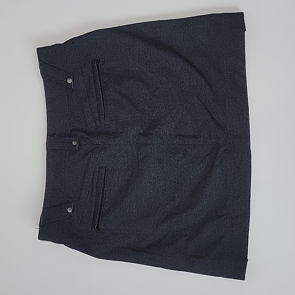 Athleta Take a Hike Side Snap Charcoal Grey Skirt/ 2. - Picture 11 of 11